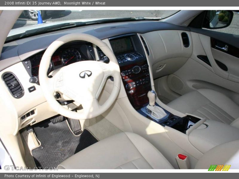 Moonlight White / Wheat 2008 Infiniti EX 35 Journey AWD