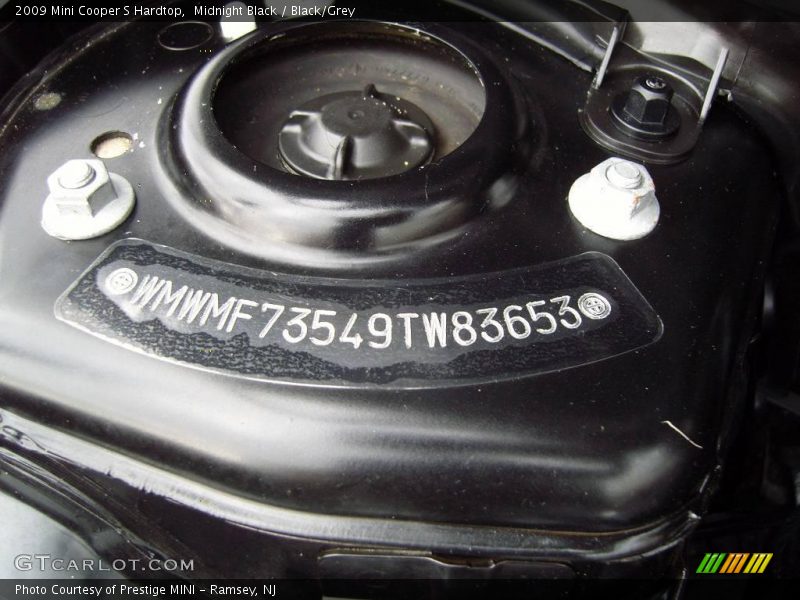 Midnight Black / Black/Grey 2009 Mini Cooper S Hardtop