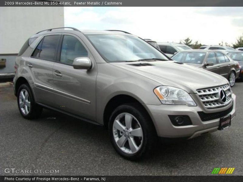 Pewter Metallic / Cashmere 2009 Mercedes-Benz ML 350 4Matic