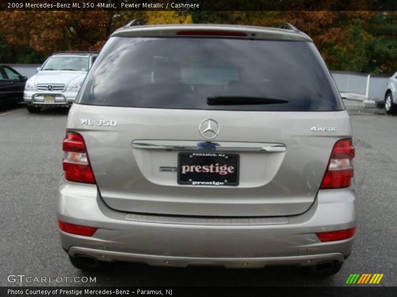 Pewter Metallic / Cashmere 2009 Mercedes-Benz ML 350 4Matic
