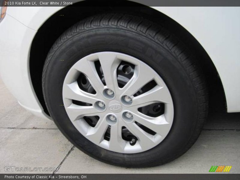 Clear White / Stone 2010 Kia Forte LX