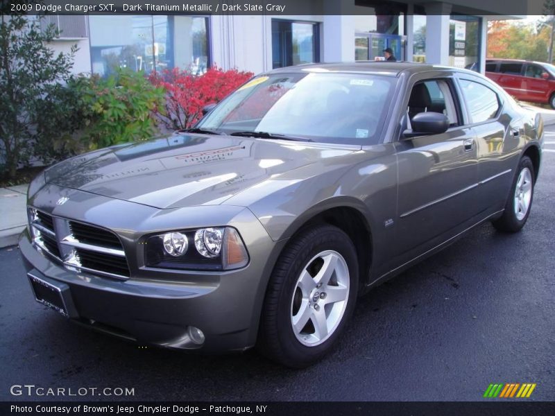 Dark Titanium Metallic / Dark Slate Gray 2009 Dodge Charger SXT
