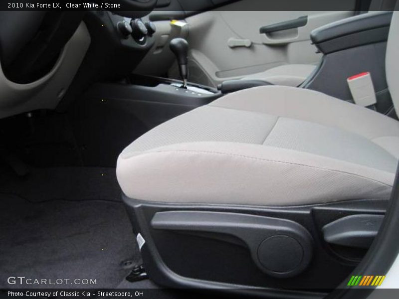 Clear White / Stone 2010 Kia Forte LX
