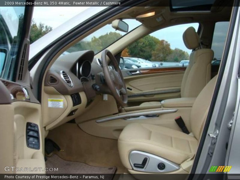 Pewter Metallic / Cashmere 2009 Mercedes-Benz ML 350 4Matic