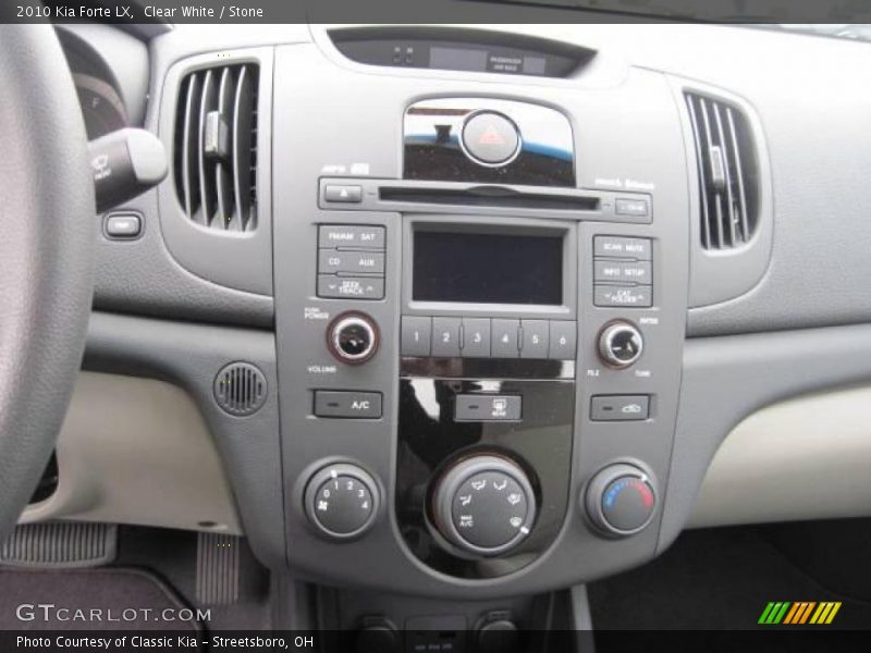Clear White / Stone 2010 Kia Forte LX