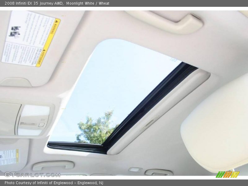 Moonlight White / Wheat 2008 Infiniti EX 35 Journey AWD
