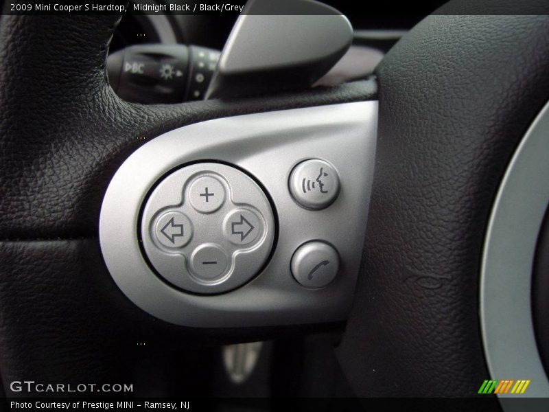 Midnight Black / Black/Grey 2009 Mini Cooper S Hardtop