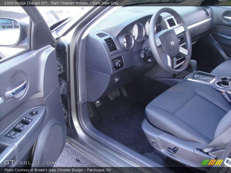 Dark Titanium Metallic / Dark Slate Gray 2009 Dodge Charger SXT