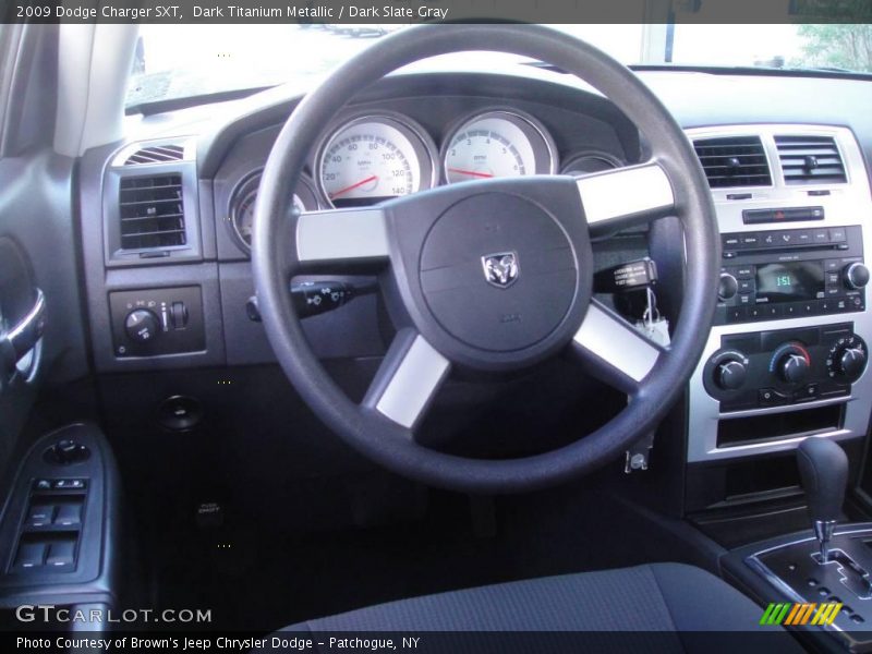 Dark Titanium Metallic / Dark Slate Gray 2009 Dodge Charger SXT
