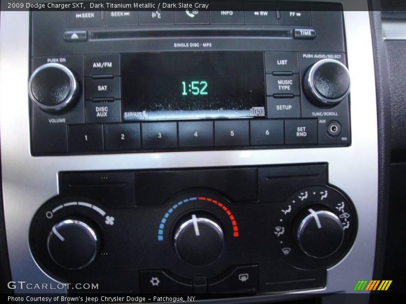 Dark Titanium Metallic / Dark Slate Gray 2009 Dodge Charger SXT