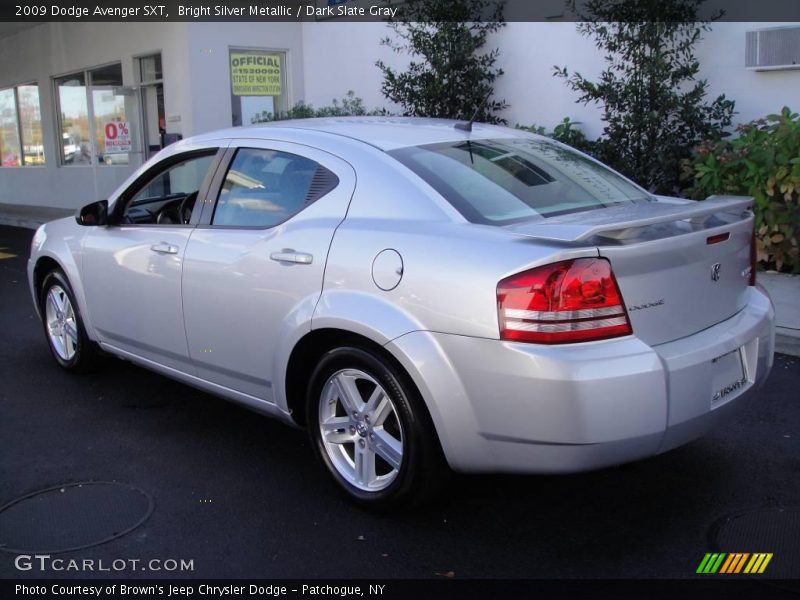 Bright Silver Metallic / Dark Slate Gray 2009 Dodge Avenger SXT