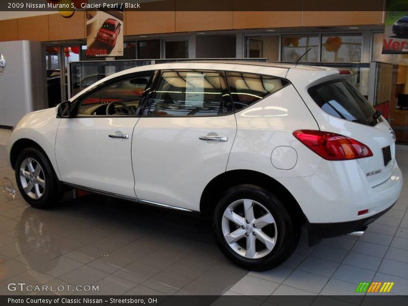 Glacier Pearl / Black 2009 Nissan Murano S