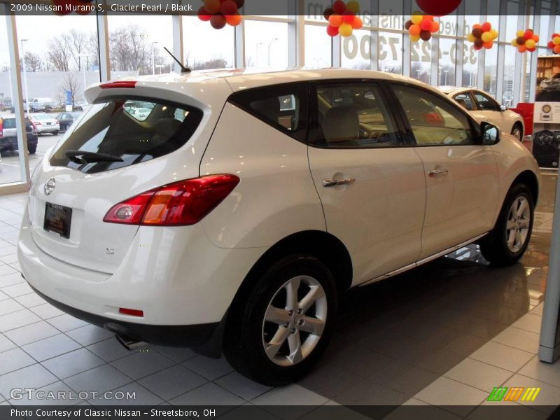 Glacier Pearl / Black 2009 Nissan Murano S