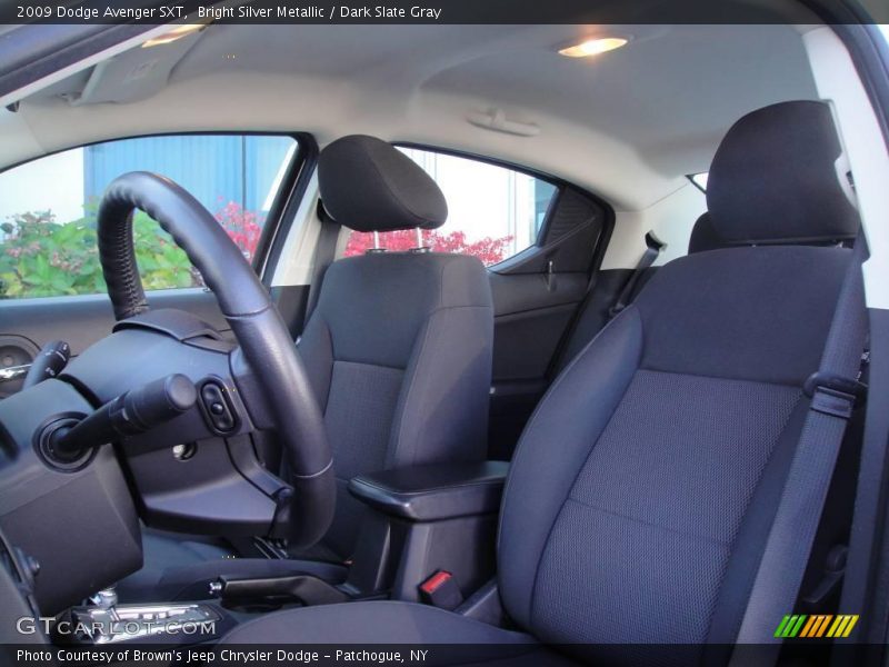 Bright Silver Metallic / Dark Slate Gray 2009 Dodge Avenger SXT