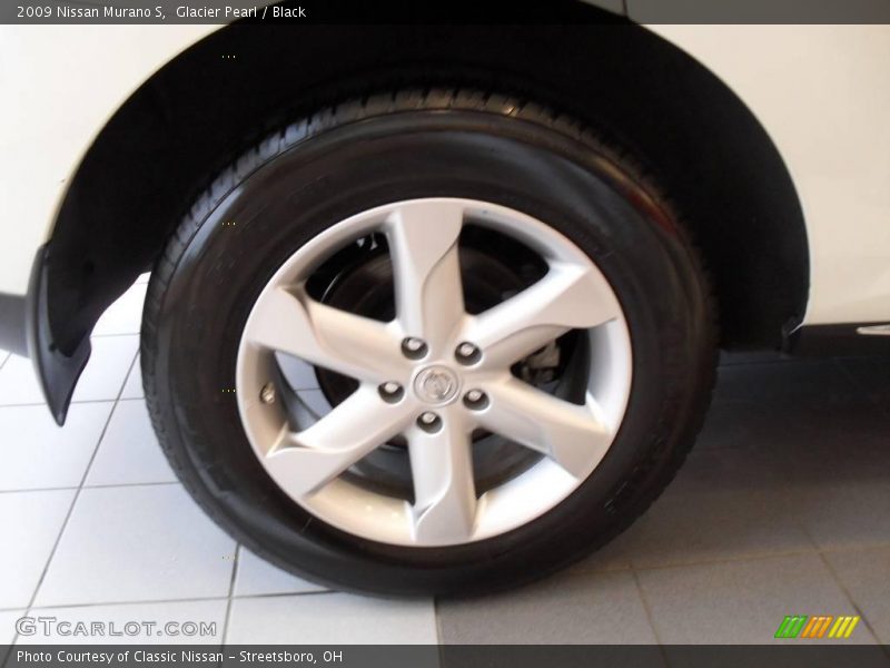 Glacier Pearl / Black 2009 Nissan Murano S