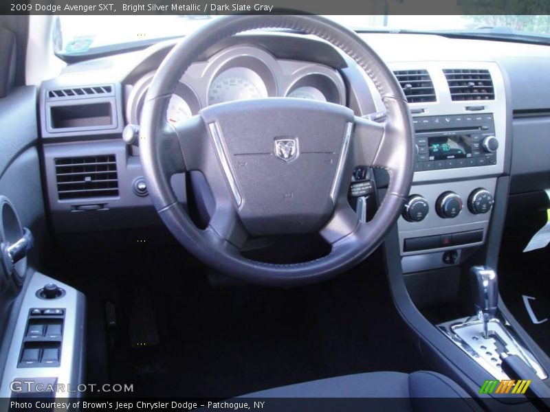 Bright Silver Metallic / Dark Slate Gray 2009 Dodge Avenger SXT