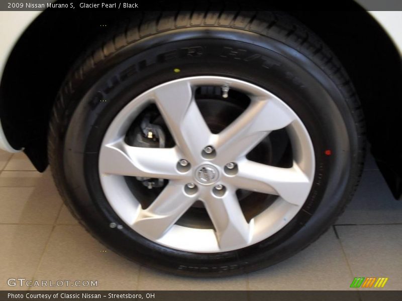 Glacier Pearl / Black 2009 Nissan Murano S