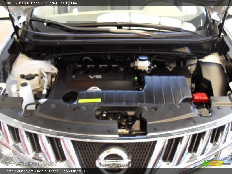 Glacier Pearl / Black 2009 Nissan Murano S
