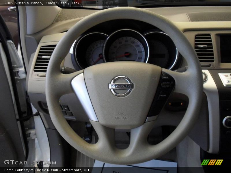 Glacier Pearl / Black 2009 Nissan Murano S