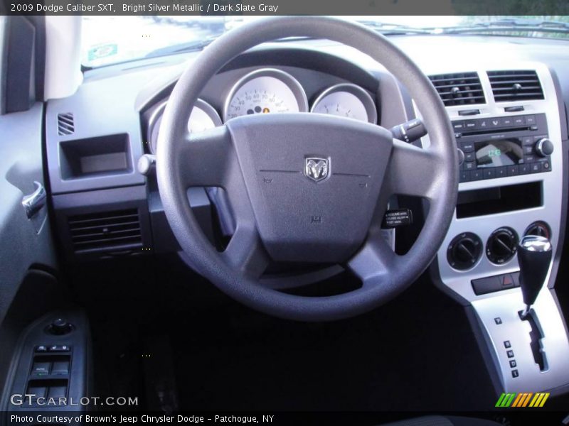 Bright Silver Metallic / Dark Slate Gray 2009 Dodge Caliber SXT