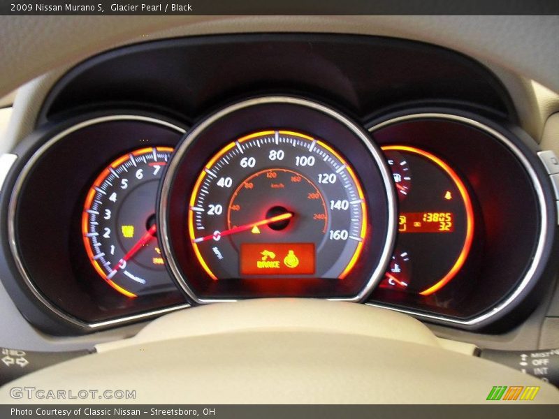 Glacier Pearl / Black 2009 Nissan Murano S