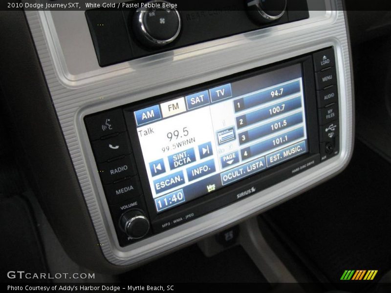 White Gold / Pastel Pebble Beige 2010 Dodge Journey SXT