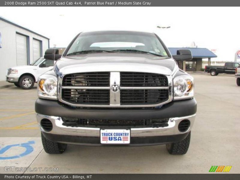 Patriot Blue Pearl / Medium Slate Gray 2008 Dodge Ram 2500 SXT Quad Cab 4x4