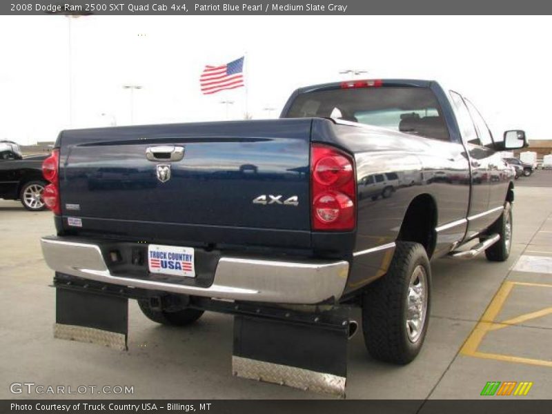 Patriot Blue Pearl / Medium Slate Gray 2008 Dodge Ram 2500 SXT Quad Cab 4x4