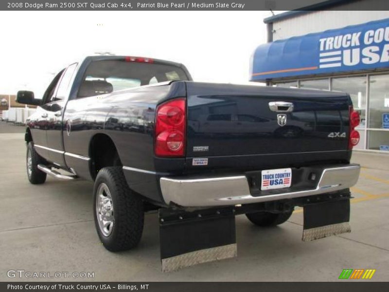 Patriot Blue Pearl / Medium Slate Gray 2008 Dodge Ram 2500 SXT Quad Cab 4x4