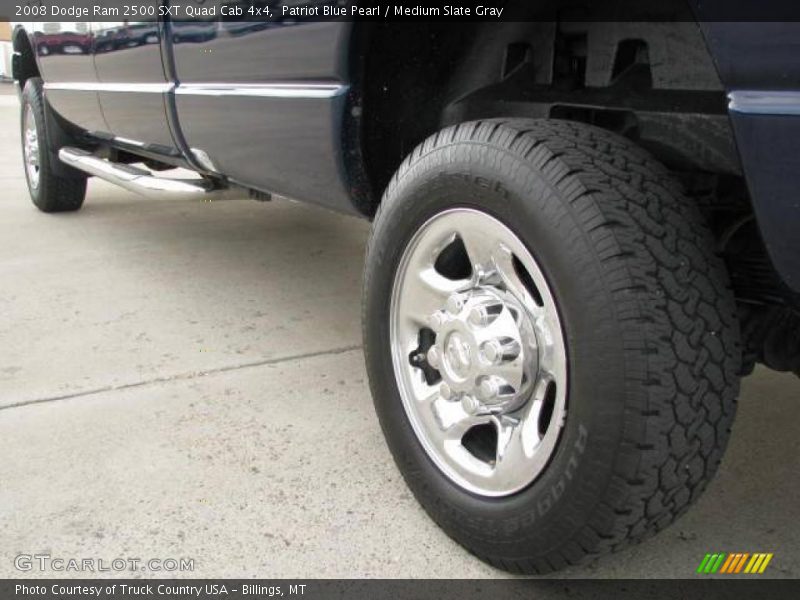 Patriot Blue Pearl / Medium Slate Gray 2008 Dodge Ram 2500 SXT Quad Cab 4x4