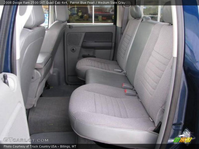 Patriot Blue Pearl / Medium Slate Gray 2008 Dodge Ram 2500 SXT Quad Cab 4x4