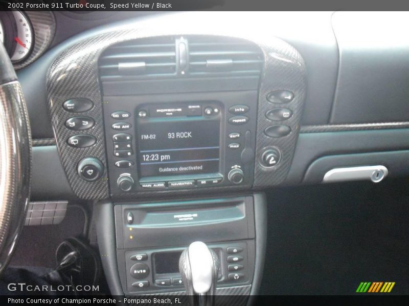 Speed Yellow / Black 2002 Porsche 911 Turbo Coupe