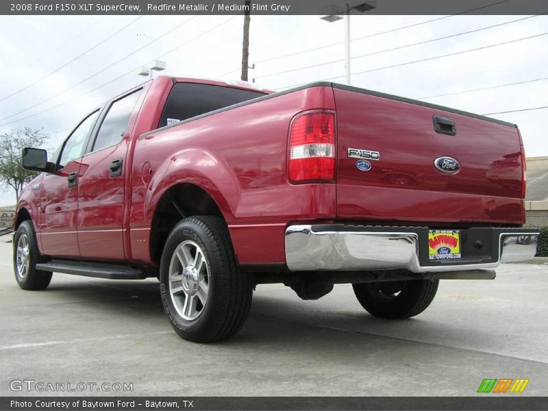 Redfire Metallic / Medium Flint Grey 2008 Ford F150 XLT SuperCrew