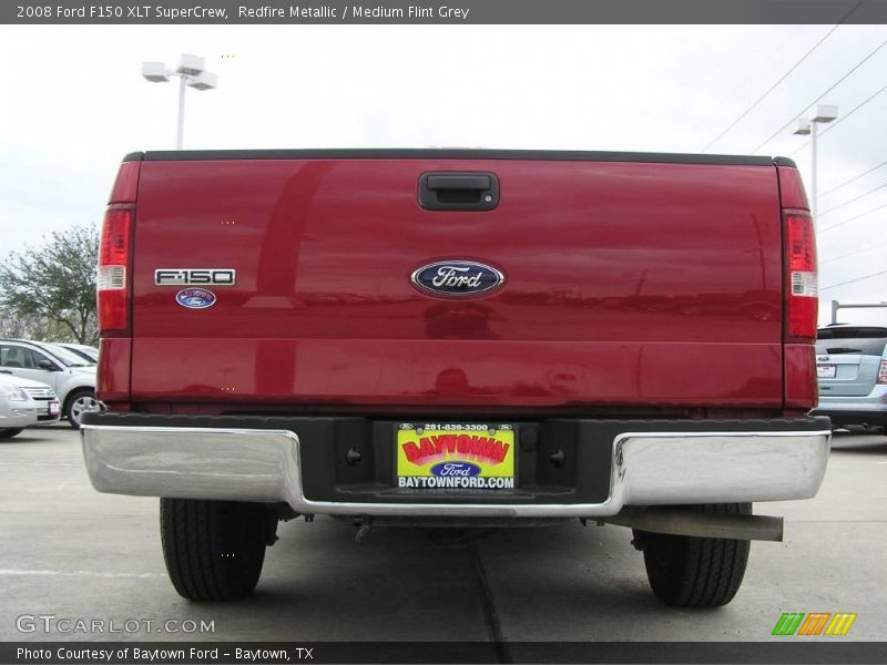 Redfire Metallic / Medium Flint Grey 2008 Ford F150 XLT SuperCrew
