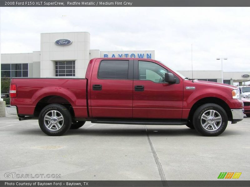 Redfire Metallic / Medium Flint Grey 2008 Ford F150 XLT SuperCrew