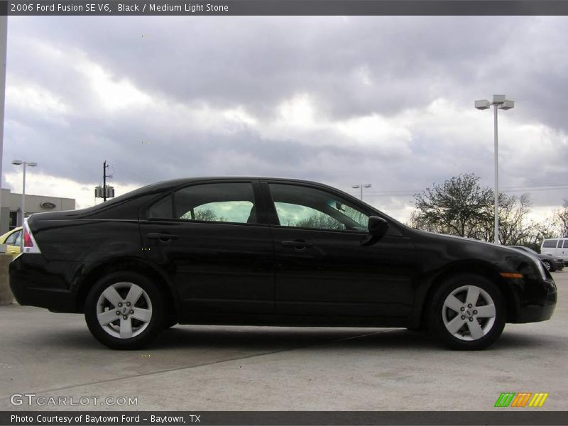 Black / Medium Light Stone 2006 Ford Fusion SE V6