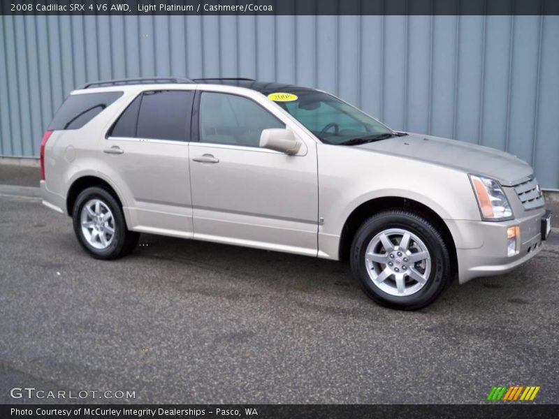 Light Platinum / Cashmere/Cocoa 2008 Cadillac SRX 4 V6 AWD