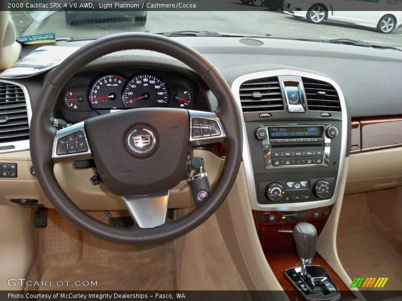 Light Platinum / Cashmere/Cocoa 2008 Cadillac SRX 4 V6 AWD