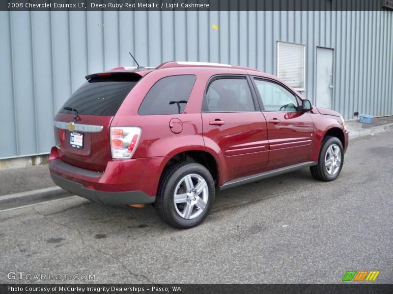 Deep Ruby Red Metallic / Light Cashmere 2008 Chevrolet Equinox LT