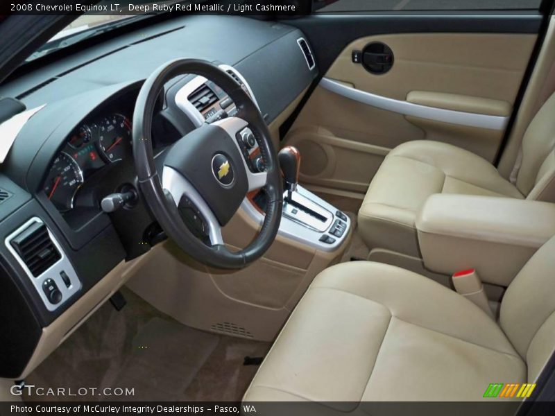 Deep Ruby Red Metallic / Light Cashmere 2008 Chevrolet Equinox LT