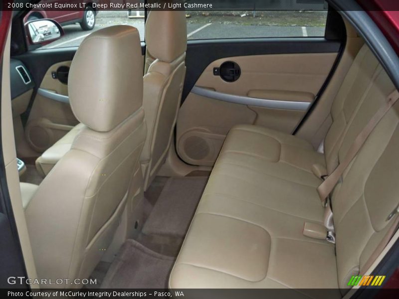 Deep Ruby Red Metallic / Light Cashmere 2008 Chevrolet Equinox LT