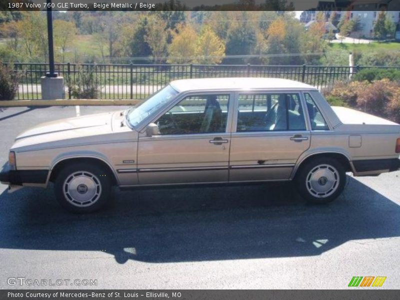 Beige Metallic / Beige 1987 Volvo 760 GLE Turbo