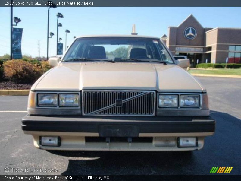 Beige Metallic / Beige 1987 Volvo 760 GLE Turbo