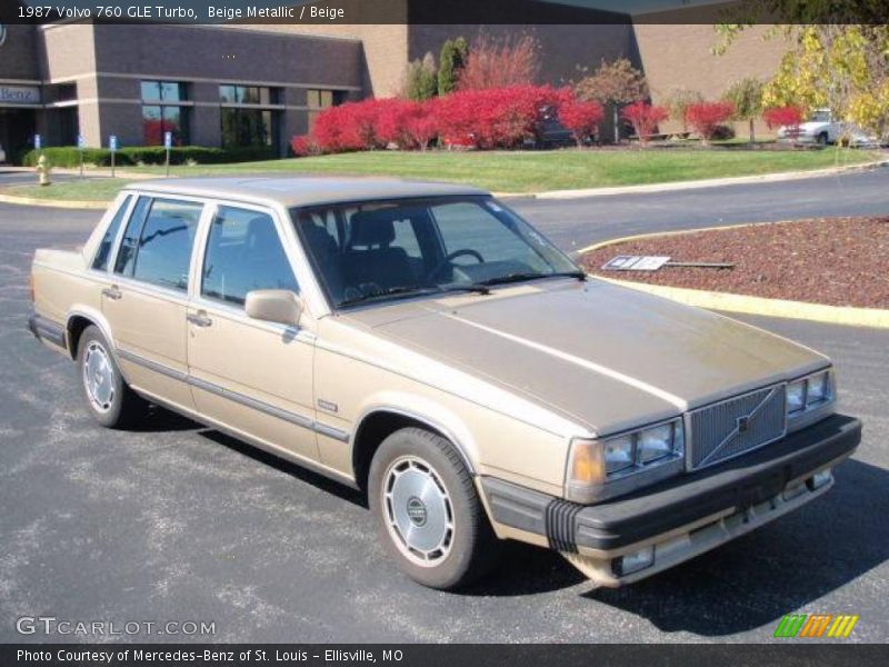 Beige Metallic / Beige 1987 Volvo 760 GLE Turbo