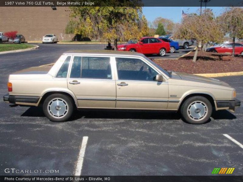 Beige Metallic / Beige 1987 Volvo 760 GLE Turbo