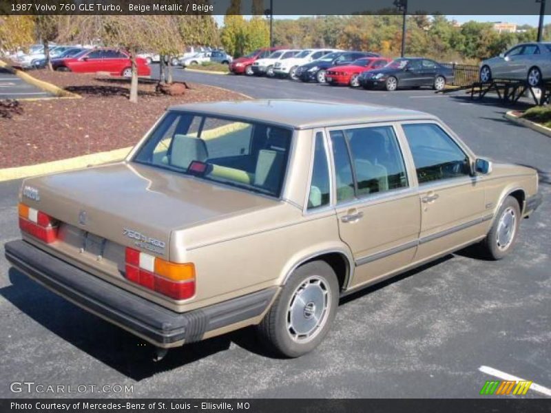 Beige Metallic / Beige 1987 Volvo 760 GLE Turbo