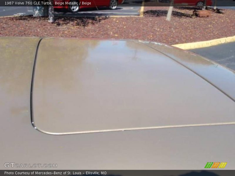 Beige Metallic / Beige 1987 Volvo 760 GLE Turbo