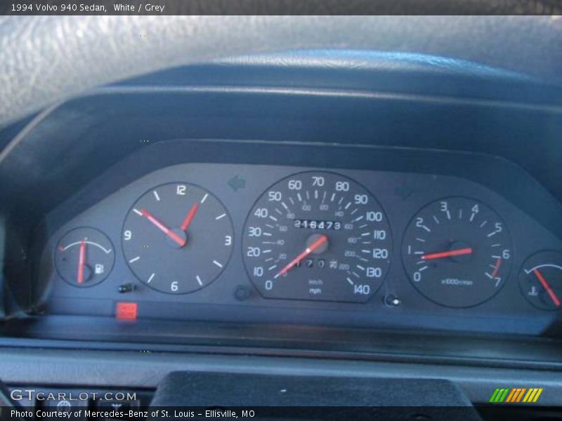 White / Grey 1994 Volvo 940 Sedan