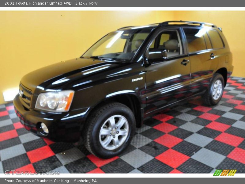 Black / Ivory 2001 Toyota Highlander Limited 4WD