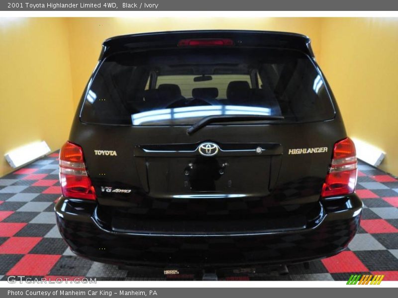 Black / Ivory 2001 Toyota Highlander Limited 4WD